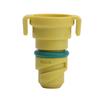 KX6Z6730B BC3Z6730A Oil Drain Plug Replacement Set, 5 Pieces with Lower Guide Sections and Two Side Tabs for Installation