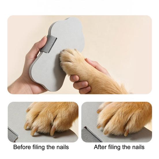Pet Nail File with Extra-Coarse Sandpaper Manual Cat Dog Scratching Board for Nail Trimming Reusable Pet Grooming Tool for Small Medium Breeds