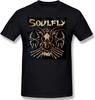 Soulfly Herren Grafik Baumwolle Kurzarm
