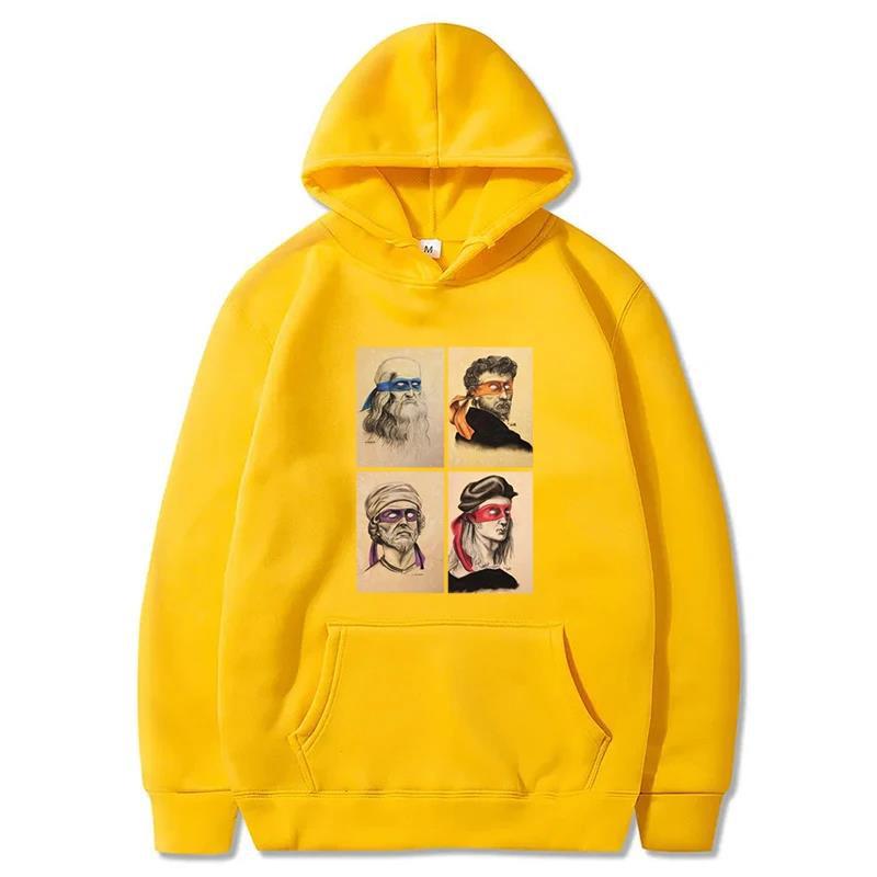 Funny Italian Turtles Art Hoodies Men Fashion Long Sleeve Sweatshirts Women Casual Harajuku Streetwear Pullovers Sudaderas