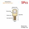 5Pcs M3-M10 Brass Eye Bolts Brass Lifting Ring Eye Bolt  for Wire Rope Plant Light Suspension