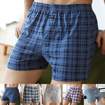 Wide Leg Underwear Boxer Casual Cotton Loose Men M~2XL