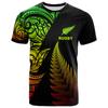 Summer Round Neck Polynesian Style Pattern 3D Print Top Fashionable Casual Short Sleeved Men's T-shirts