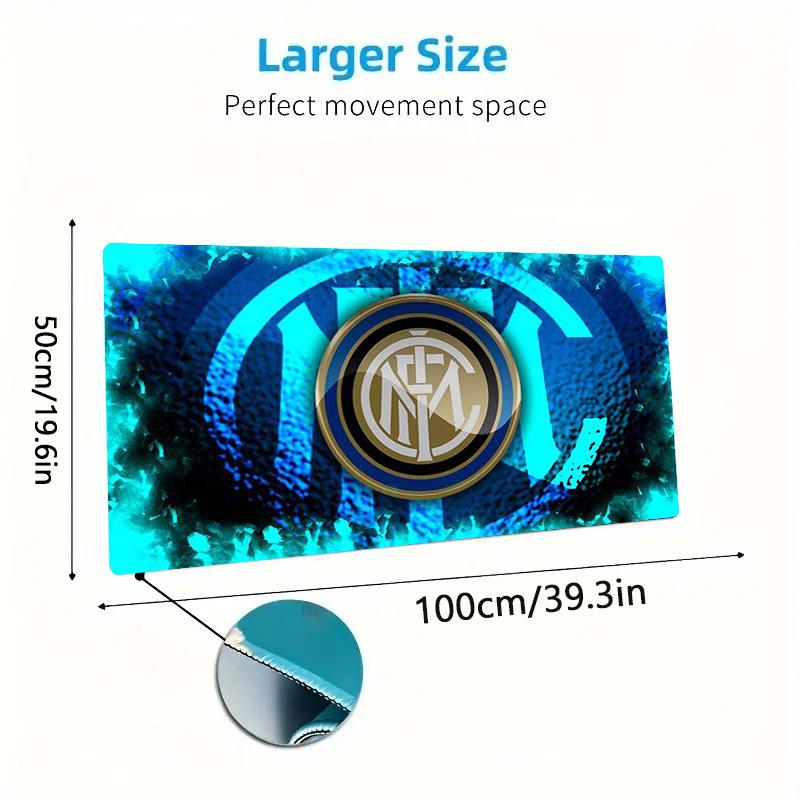 INTER Color Mouse Pad Large Gaming Table Cushion Non-slip Laptop Tablet Big Mousepad XXL Mat Mini PC Playmat With Lock edge