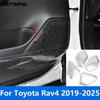 For Toyota Rav4 Rav 4 - 2024 2025 Stainless Steel Car Door Loudspeaker Audio Speaker Cover Trim Accessories Car Styling
