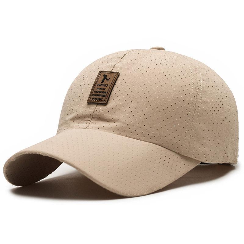 Summer Won The Bidding Quick-Drying Baseball Cap Casual Versatile Perforated Breathable Cap Outdoor Sports Fishing Hat