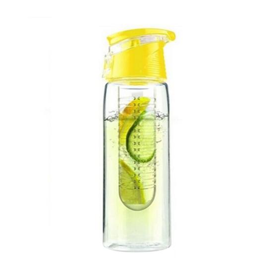 Portable Camping Sports Lemon Juice Fruit Infusing Infuser Water Bottle 800ML
