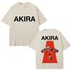 Anime Neo Tokyo Akira Tshirts Movie Science Fiction Harajuku Vintage Shotaro Kaneda T Shirt Unisex Women Oversized Cotton Tshirt