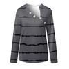 Women's T Shirt Tee Print Button Long Sleeve Daily Weekend Fashion V Neck Pullover Tops