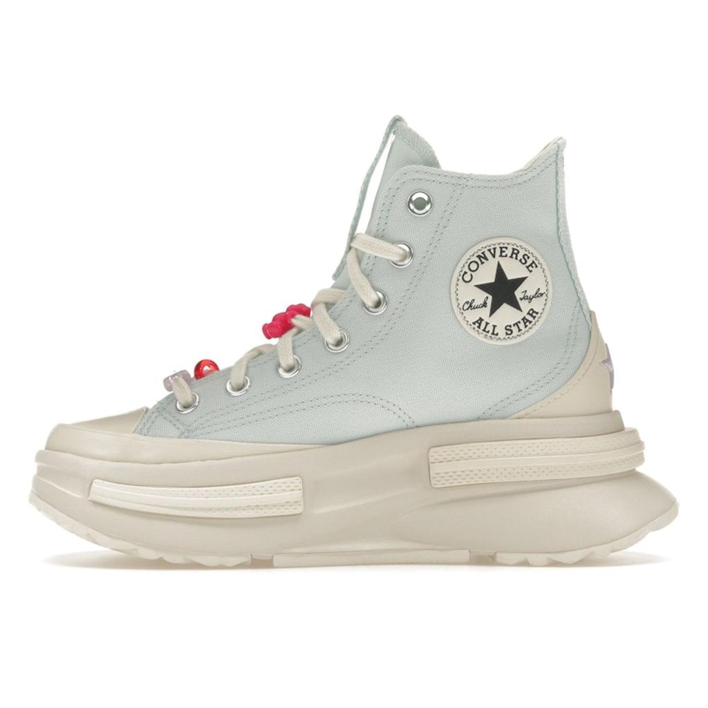 Converse Run Star Legacy CX Platform High DIY Perlen Damen Sneaker Blau Aqua-Mist Egret A06094C