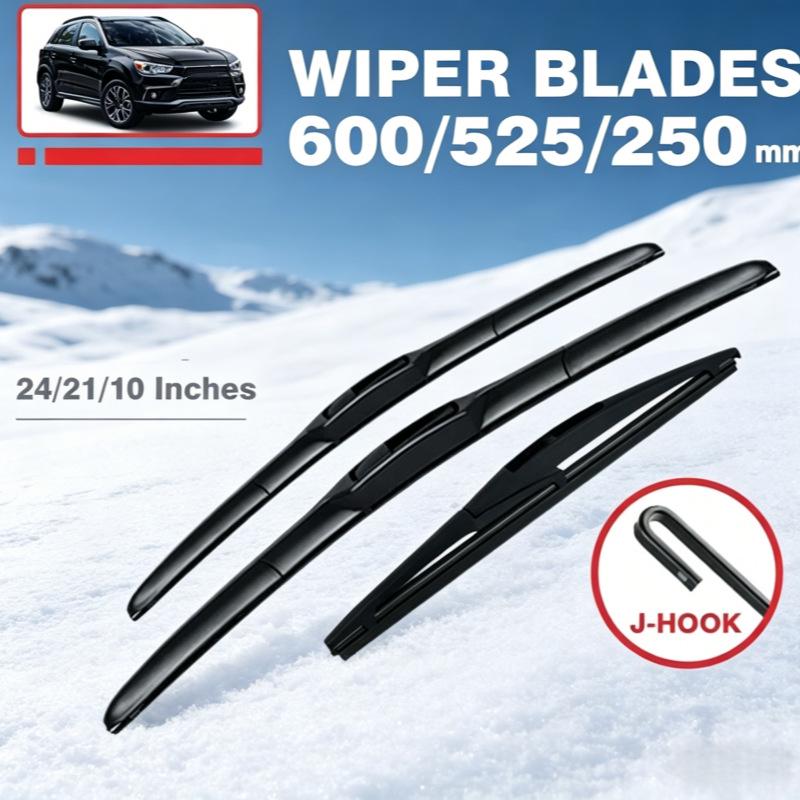 Mitsubishi RVR 2010-2022 Windshield Wiper Blades Set - 24\" & 21\