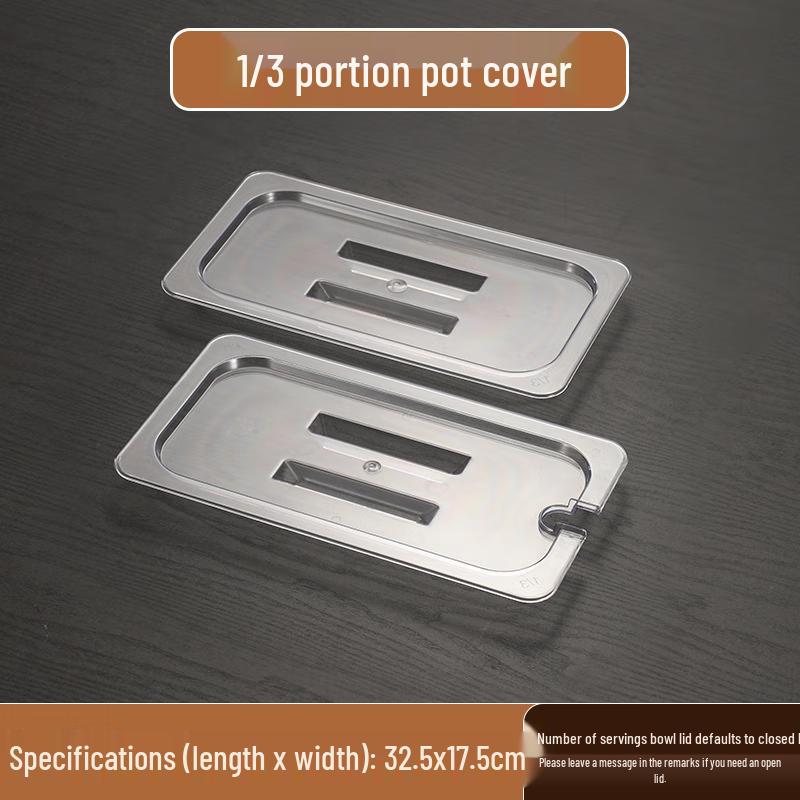 Acrylic Food Pan 1/3 Size Lid