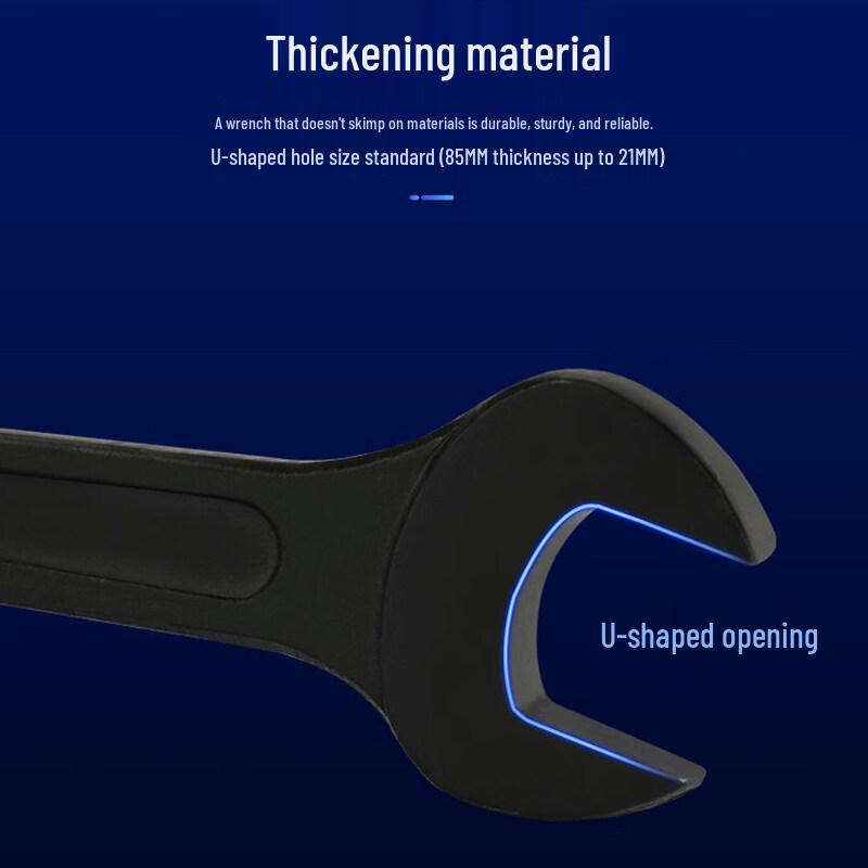 55mm Hardened Single-Head Open-End Wrench