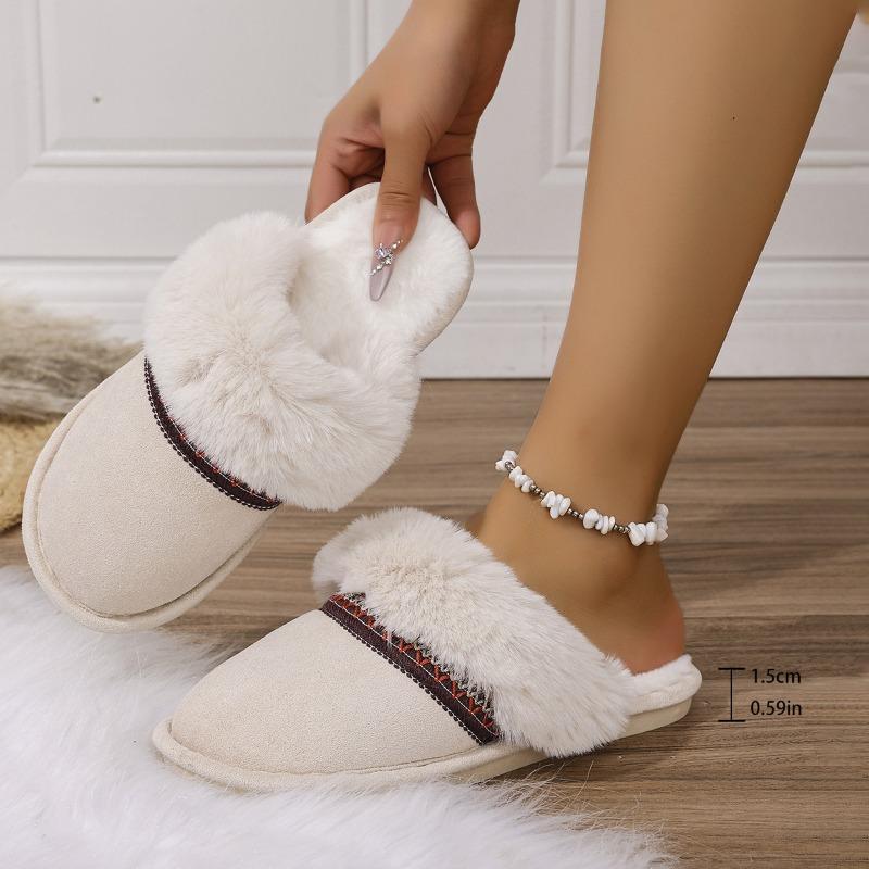 

Для улицы носите мягкую обувь на толстой подошве, теплую обувь на флисе и хлопковые тапочки для женщин дома. 42-43 бежевый