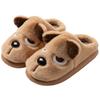 Puppy Baotou Cartoon Cotton Slippers Men's Winter Non-slip Plush Indoor Warm Cotton Slippers Winter