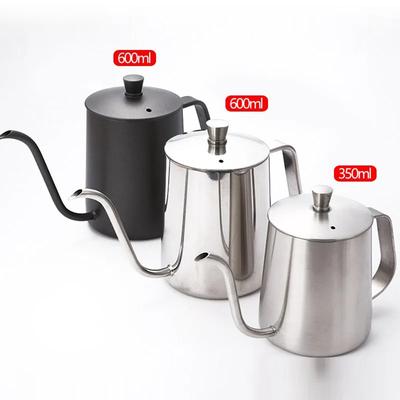 Stainless Steel Pour-Over Coffee Maker - Hanging Ear Hand Brewing Pot with Long-Spout Fine Mouth, Household Drip Kettle