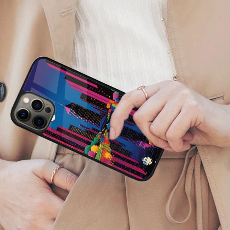 City Pop Art At Night Magnetic Phone Case For APPLE iPhone 17 Air 16 14 13 12 Pro Max 15 Plus Wireless Charge With MagSafe Cover