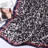 New leopard print silk scarf, mother scarf, yarn scarf, multi-functional spring, summer, autumn and winter shawl, long scarf