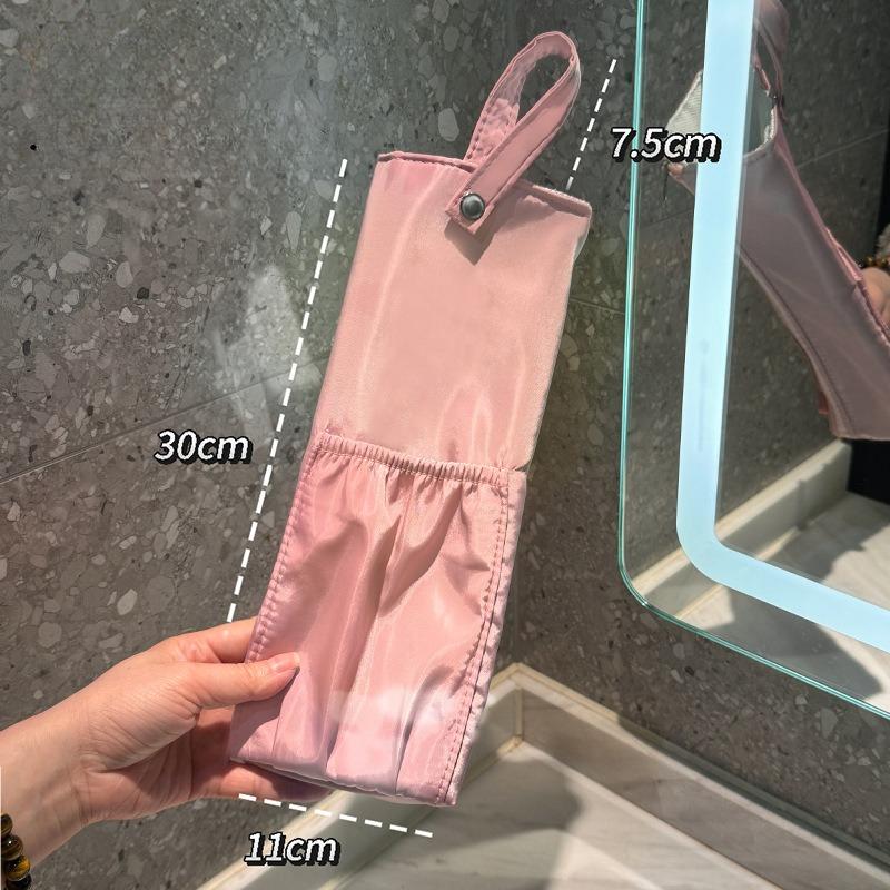 High Temperature Resistant Curling Iron Storage Bag Waterproof Storage Bag Compact Hanging Portable Travel Storage Bag