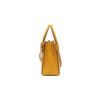 MICHAEL KORS Mercer Solid Color Letter Logo Retro Litchi Pattern Cowhide Accordion Bag Crossbody Handbag Regular Women's Orange