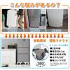 DEWEL Washing Machine No Screws Refrigerator Stand with Adjustable Washing Machine Pan Weight Telescopic Drain Pan with Compatible with Fully
