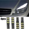 Car LED Lights Auto 4Pcs 6000K White Error Free Eyebrow DC12V Lamp Bulbs