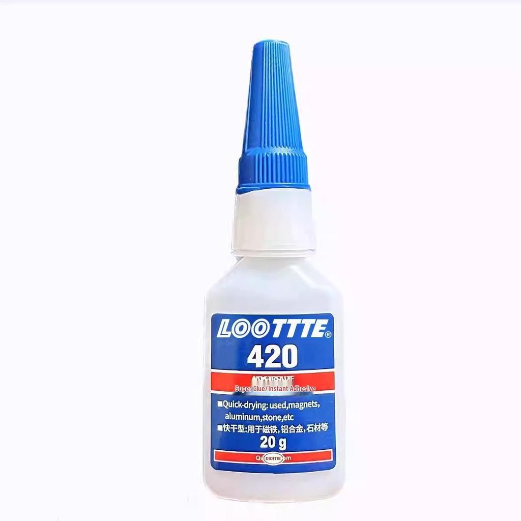 LOOTTTE420 Original Glue Instant Adhesive: High Strength, Fast Drying, 20g Model for Metal & Plastic.