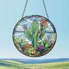 New Colorful Cactus Glass Pendant Home Catcher Garden Ornament Decoration Home Decor