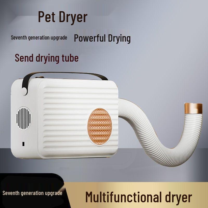

Portable Multi-functional Quick-Dry Clothes & Pet Dryer for Dorms Dryer + Drying Tube білий