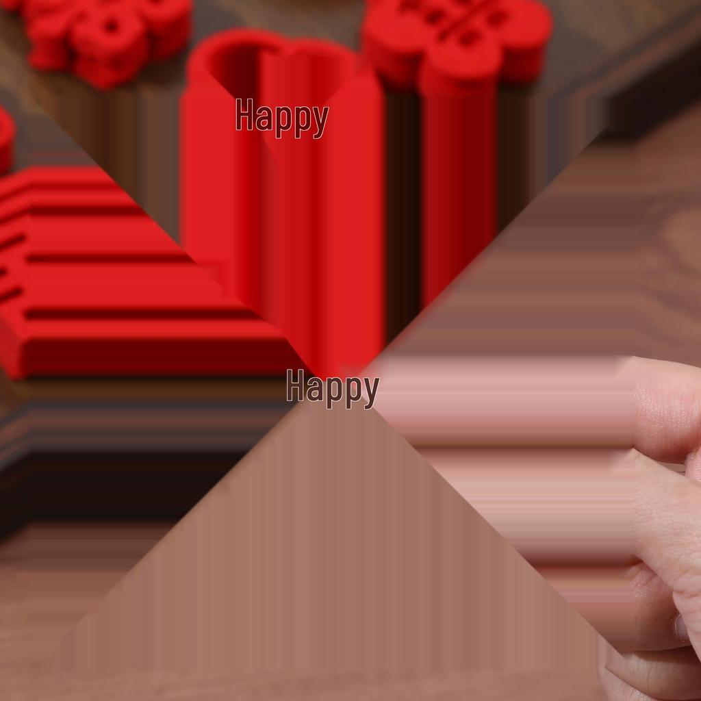 Double Happiness Stickers for Wedding Room Decoration