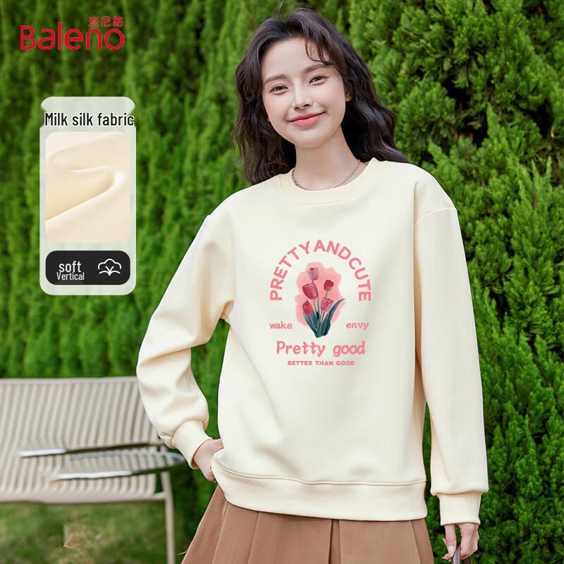 

Baleno Women s Fleece Lined Crewneck Sweatshirt L