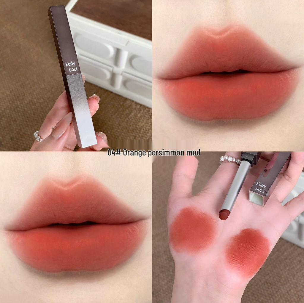 KodyboLL Flashy Matte Silky Lipstick for Yellow Skin - Moisturizing, Brightening, Perfect for Bare Face
