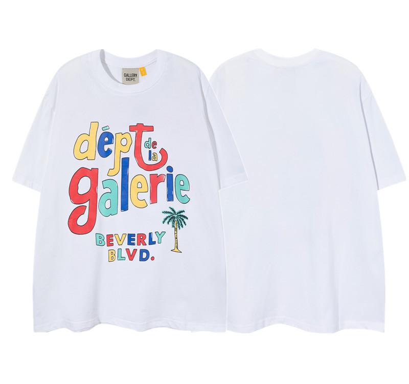 Foreign Trade American Retro Summer Round Neck Short-sleeved T-shirt Boys Ins Trendy High Street Loose Couple Half-sleeved Women