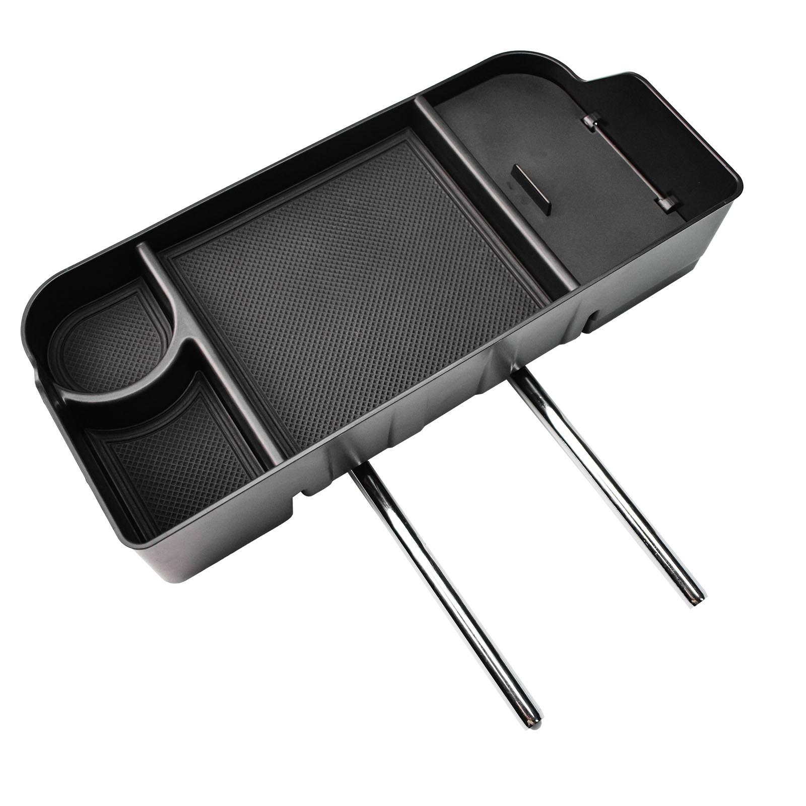 

Center Console Organizer for 2011-2025 2025 Ford F150 F250 F350 F450 F550 F650 Front Center Seat Headrest Cup Holder Storage Box