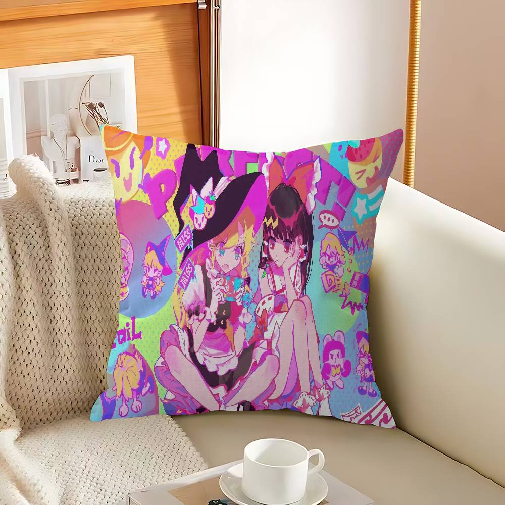Anime Muse Dash Maple Design Cushion Cover Happy Autumn Harvest Decor Holiday Decorati Pillow Cover