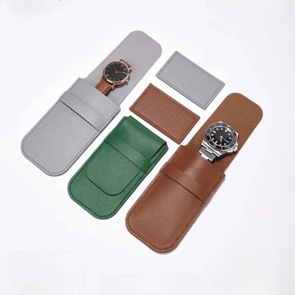 Flip Cover Watch Bag Organizer PU Jewelry Bags Fashion Watch Placement Bag Portable