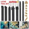21pcs/Set 8/12/16mm Shank 45HRC Lathe Boring Bar Turning Tool Holder Set with Carbide Inserts for Semi-finish Machine Tool Sets