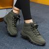 TUINANLE Autumn Women's Outdoor Breathable Hiking Shoes Soft Sole Sneakers for Camping Men High Top Boots Spring