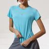 Damen Schnelltrocknendes Reflektierendes Mesh-Top - Atmungsaktives Rundhals Kurzarm für Laufen & Aerobic