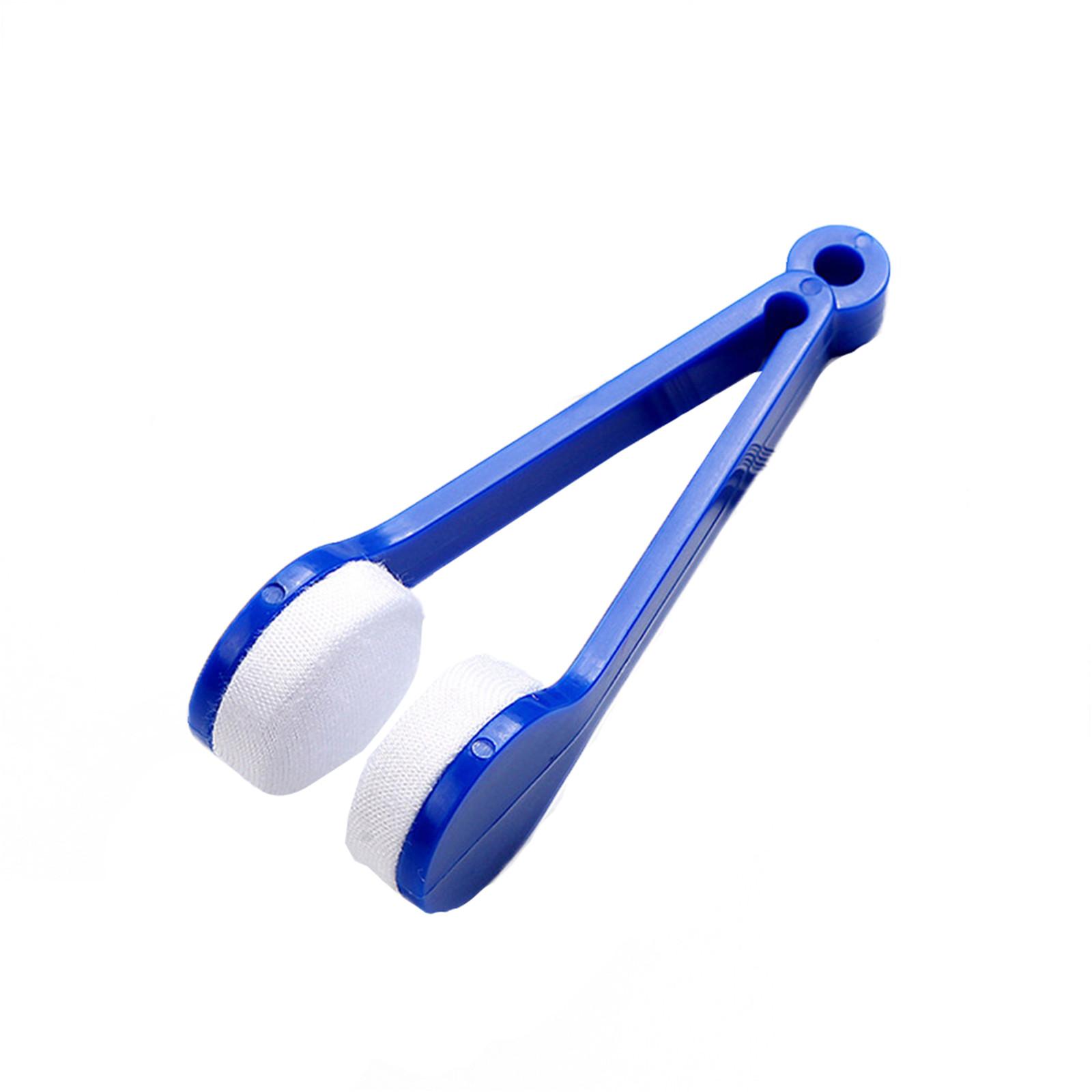 Sun Glasses Eyeglass Microfiber Spectacles Cleaner Brush Cleaning Tool One Size синий