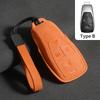 Suede Car Key Case Cover For Baic Beijing X7 Bj40 Senova D50 D70 X55 X65 Eu5 Eu7 Car Key Protector Keychain Accessories