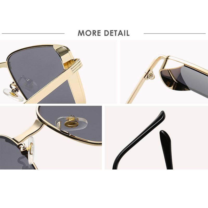 New Vintage Square Metal Sunglasses UV400 Protection Small Frame Driving Sun Glasses for Women Men Outdoor Gafas De Sol