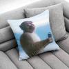 Monkey Funny Tape Throw Pillow Case For 30X30Cm 40X40Cm 45X45Cm 50X50Cm 55X55Cm Square Sofa Pillowcase Shell