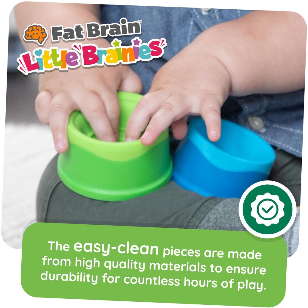 Fat Brain Toys Baby Toy Dimple Cup Glass Fingertip Educational [Genuine Product] FA293-1