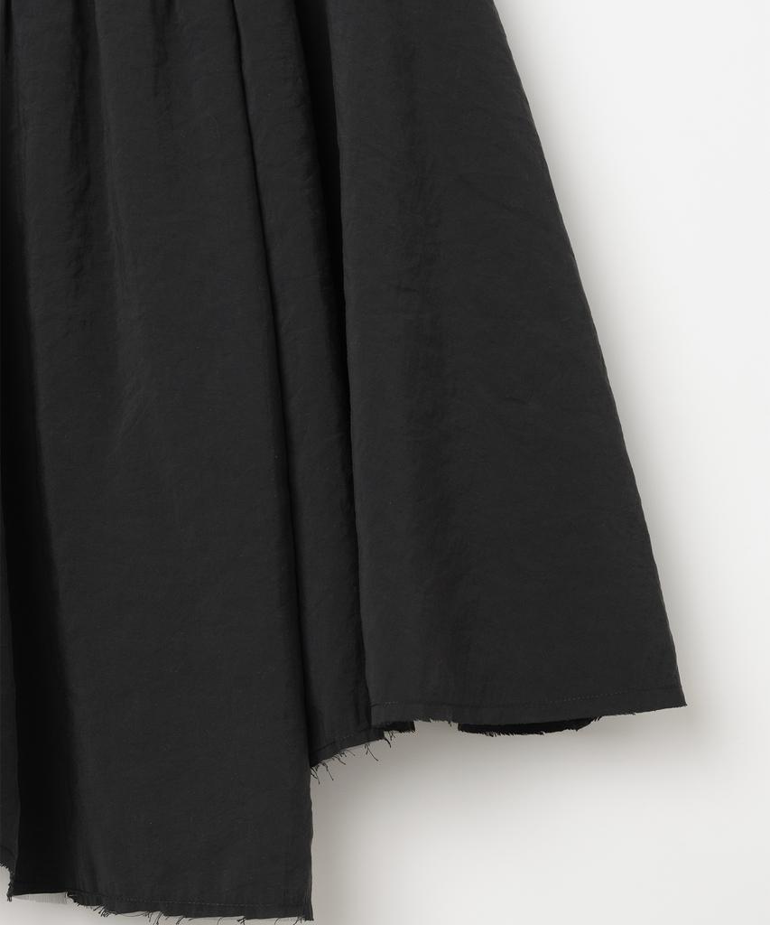 Milo Woman Smoke Asymmetric Midi Dress [Black]