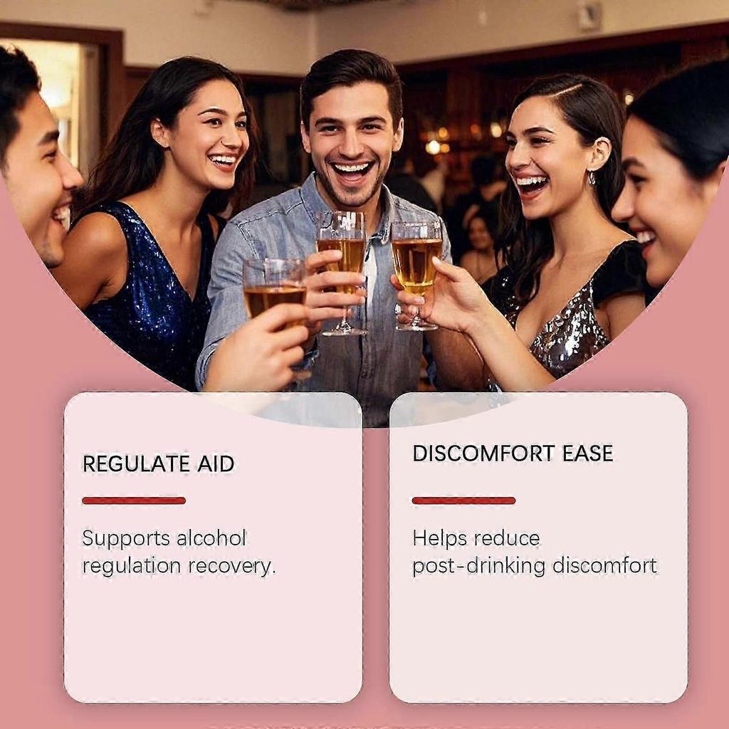 1-10x Anti-Alcohol Patches, Happy Hour Aid Patches, Party Drinking Recovery Patch Long-Lasting Natural Formula Better Mornings After Night Out Wak