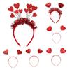 Glitter Sequins Love Heart Headband Hair Hoop Wedding Party Hair Accessories