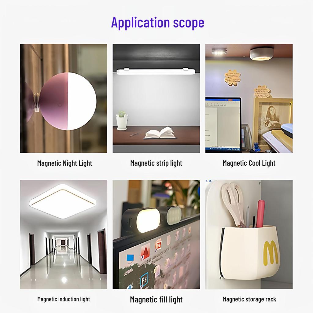 30mm Round Iron Sheet Magnet for Night Light Bracket and Smart Sensor Light Attachment