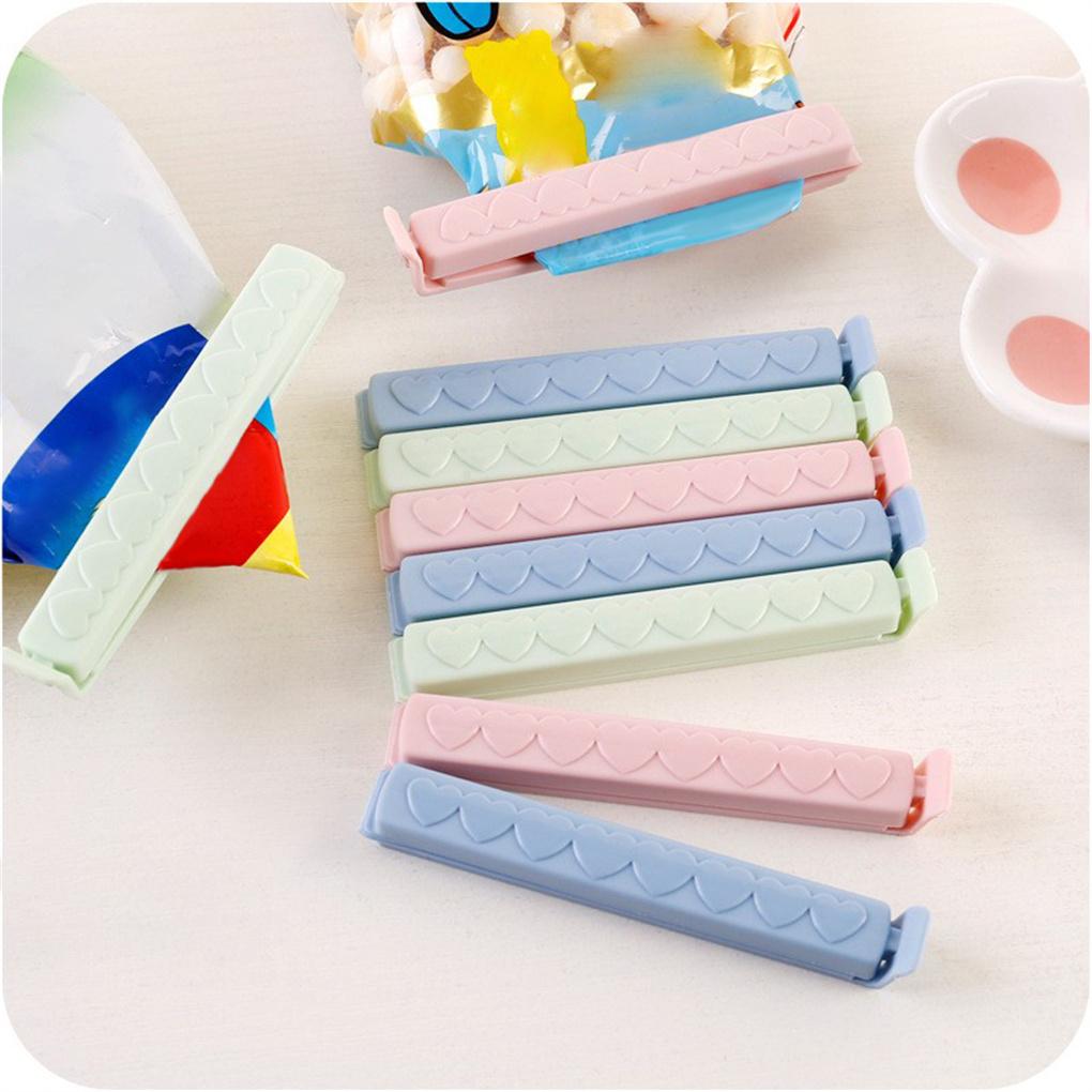 Pachet de 5 Clipsuri de Sigilare cu Capse pentru Pungi de Gustări, Plastic PP, Sigilator Etanș la Umiditate, Accesorii pentru Clame Pungi Desert, Cereale, Nuci