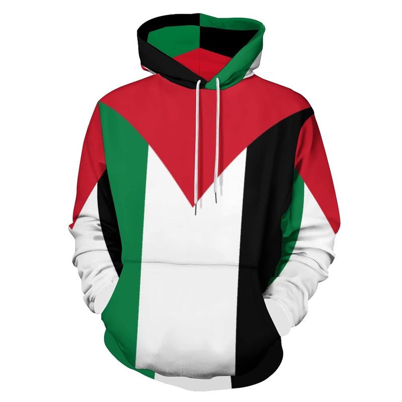 Haiti Nation Flag Men's Women's Sports Hooded Pullover Fashion 3D Print Spring And Autumn Winter Casual Hoodie Loose Sweatshirt